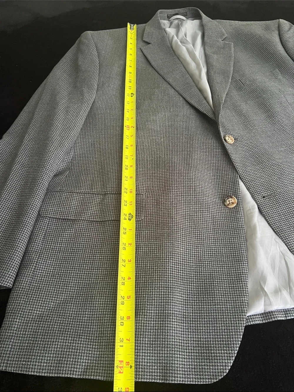 Silk &  Wool Ralph Lauren Blazer - Blue & Gray